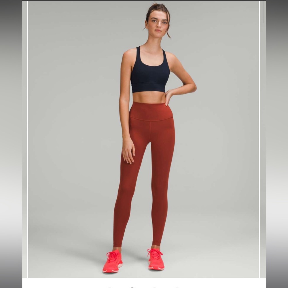 NWOT Lululemon Wunder Train High-Rise Tight 28" - Cayenne